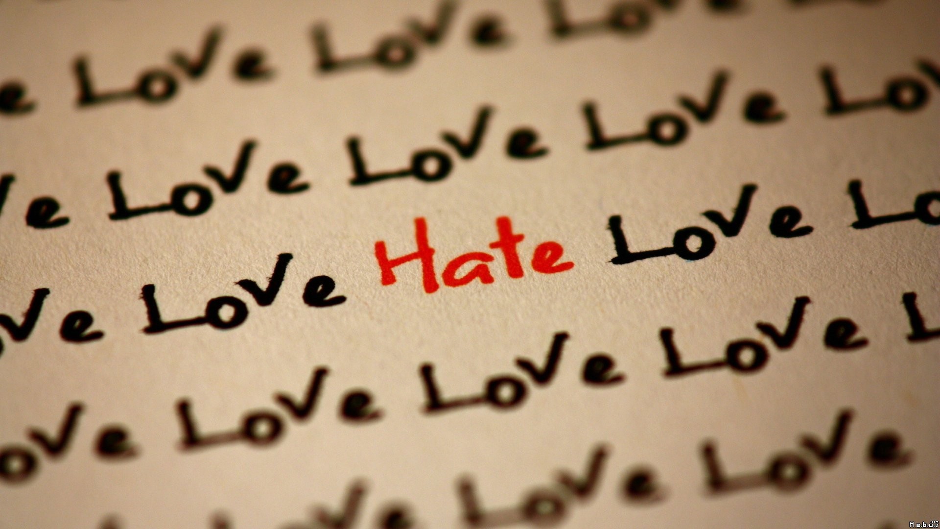 love, Text, Quotes, Hate Wallpaper