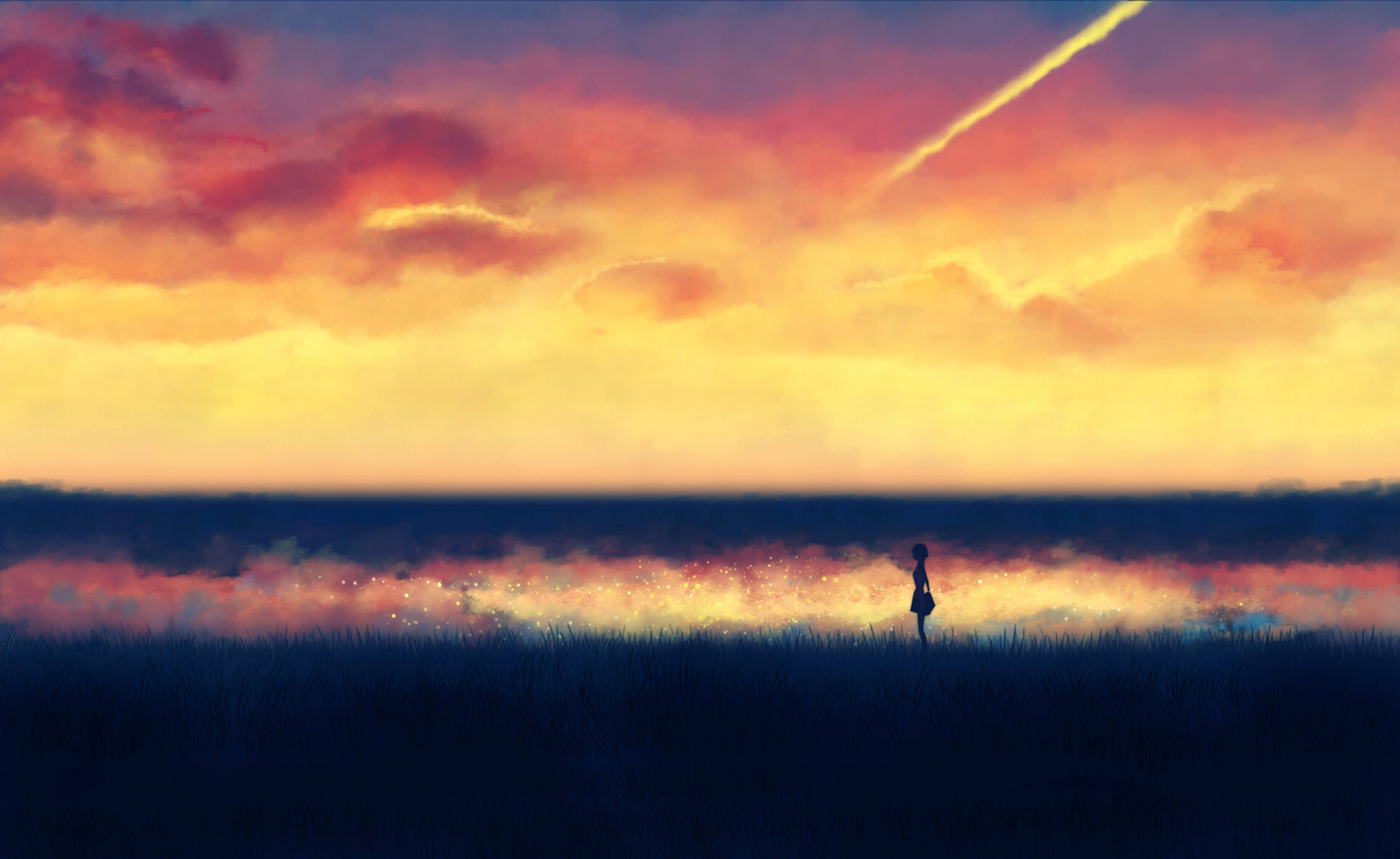 Illustrations Fantasy Art Lonely Backgrounds Anime Wallpapers