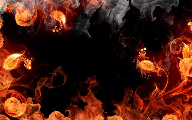 flames, Artistic, Fire, Fantasy, Art HD Wallpaper Desktop Background