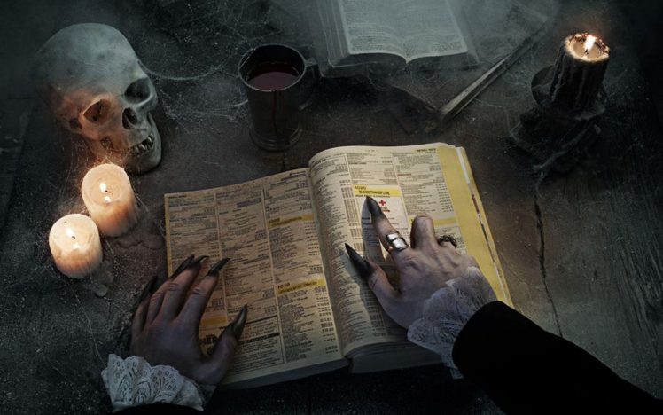 fantasy, Skulls, Vampires, Nails, Candles, Witches HD Wallpaper Desktop Background