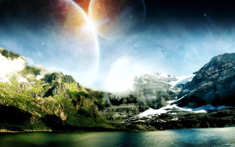 landscapes, Planets, Science, Fiction HD Wallpaper Desktop Background
