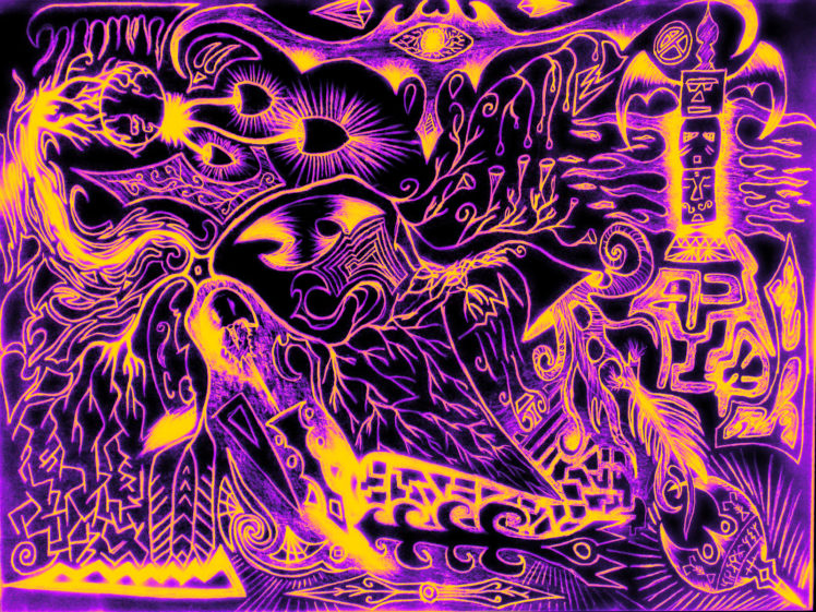psychedelic, Bokeh, Art HD Wallpaper Desktop Background