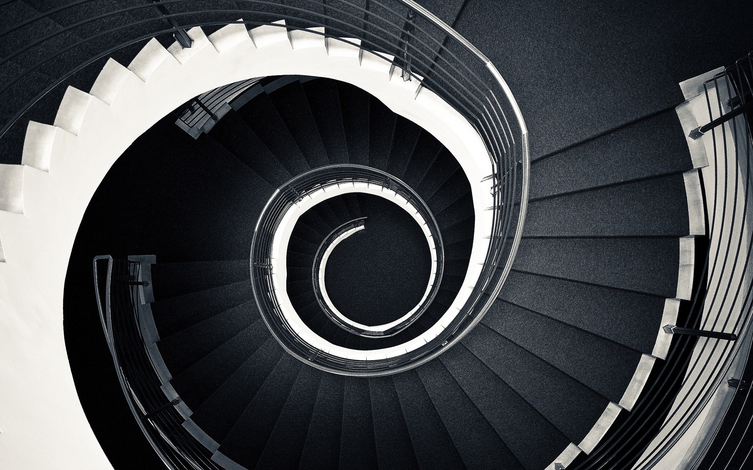 spiral, Stairs Wallpaper