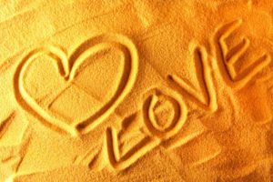 love, Sand, Textures, Hearts