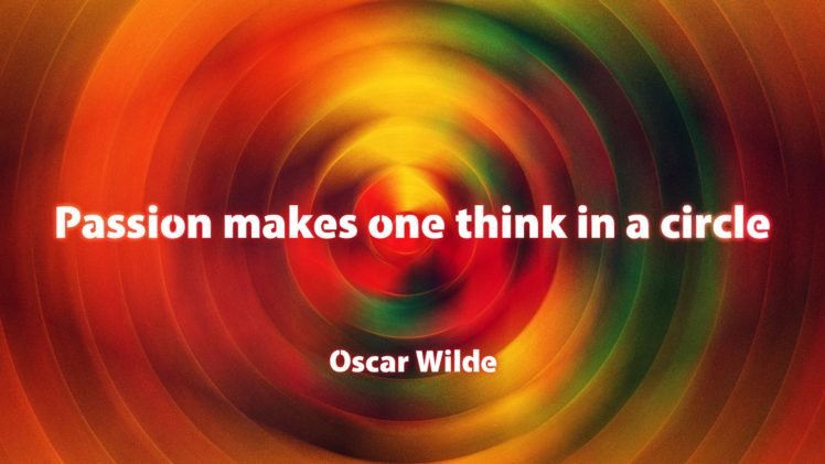 text, Quotes, Circles, Oscar, Wilde, Saying, Think, Sayings, One HD Wallpaper Desktop Background