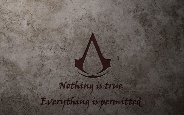 assassins, Creed, Quotes, Logos HD Wallpaper Desktop Background