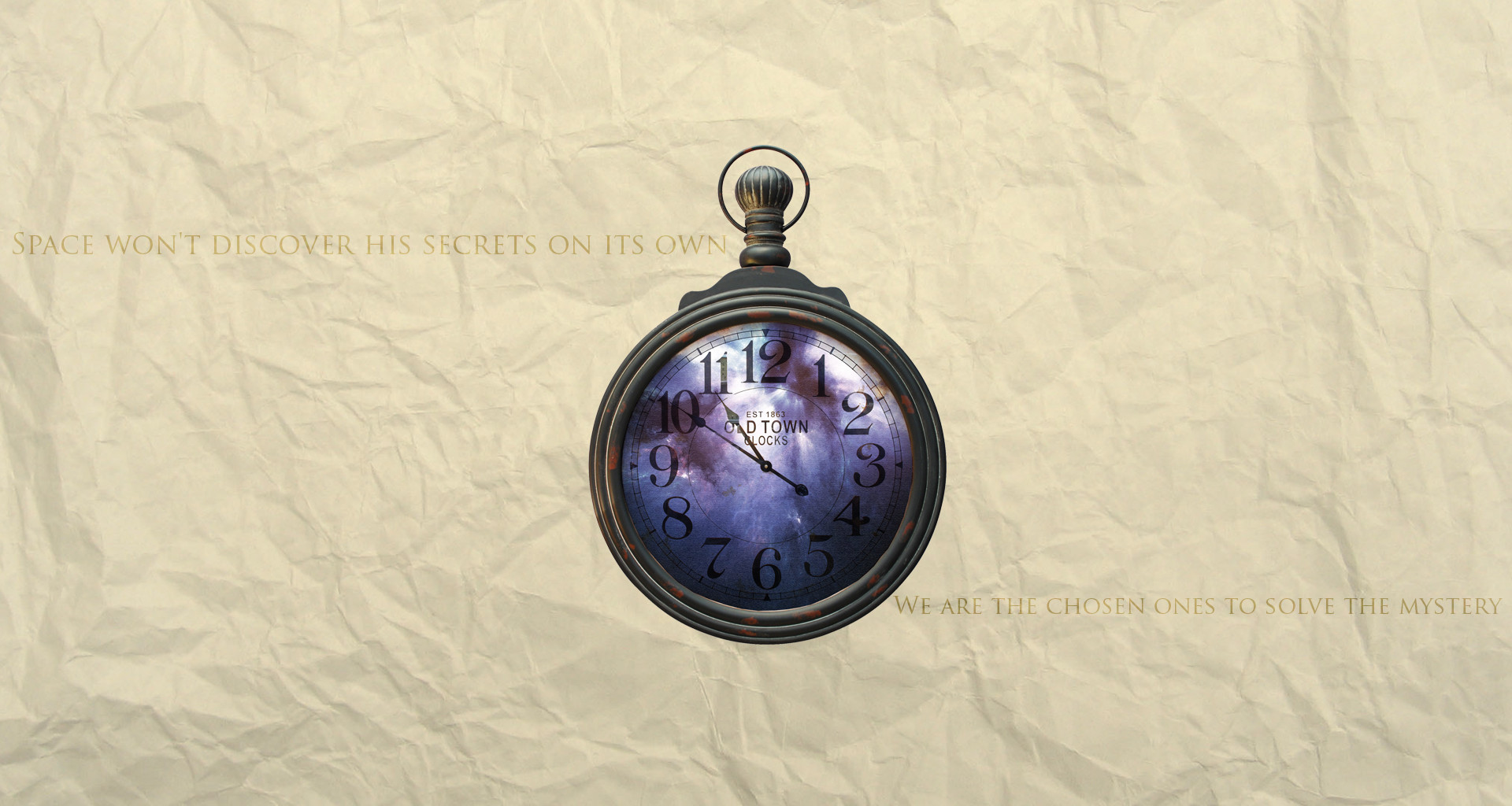 clock, Time, Watch, Space Wallpaper