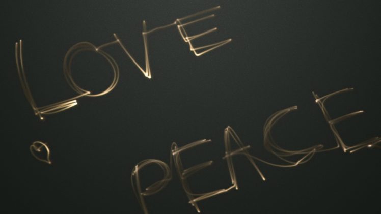 love, Text, Peace, Typography HD Wallpaper Desktop Background