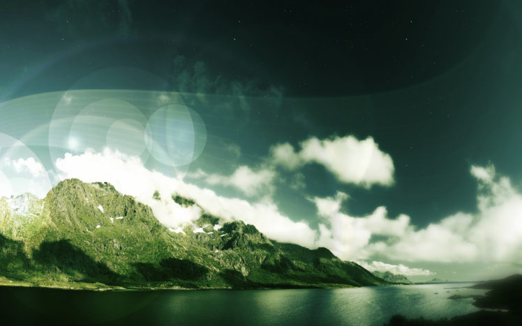 mountains, Landscapes, Nature, Photomanipulations HD Wallpaper Desktop Background