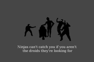 ninjas, Cant, Catch, You, If, R2d2