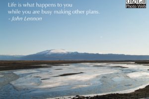mountains, Quotes, John, Lennon, Iceland