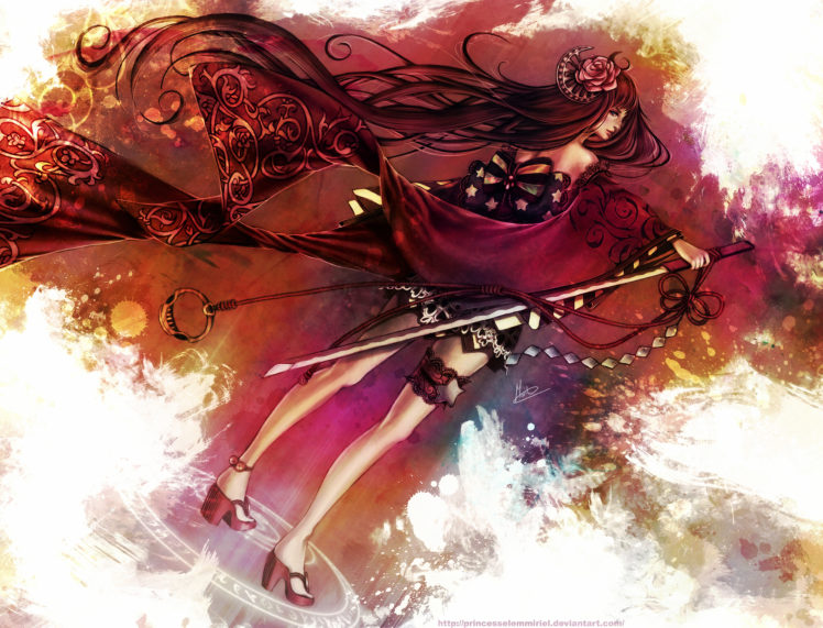 warrior, Sword, Fantasy, Girls, Katana HD Wallpaper Desktop Background