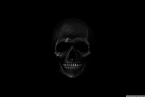 black, Skull wallpaper 2560x1600