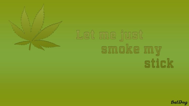 green, Smoke, Stick, Weeds HD Wallpaper Desktop Background