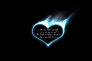 love, Fire, Hearts, Black, Background