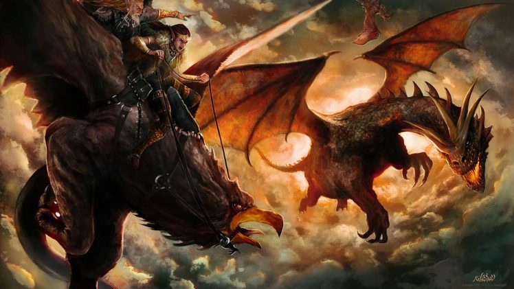 dragons, Griffon HD Wallpaper Desktop Background