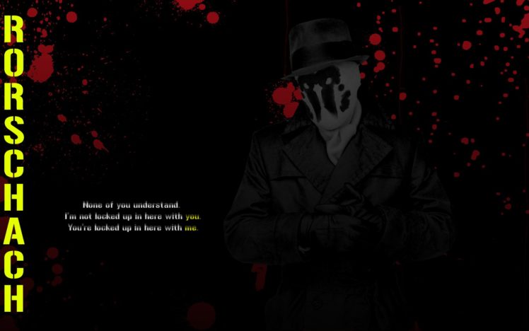 watchmen, Rorschach HD Wallpaper Desktop Background