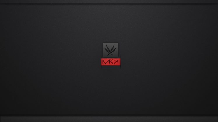 black, Logos, Karga HD Wallpaper Desktop Background