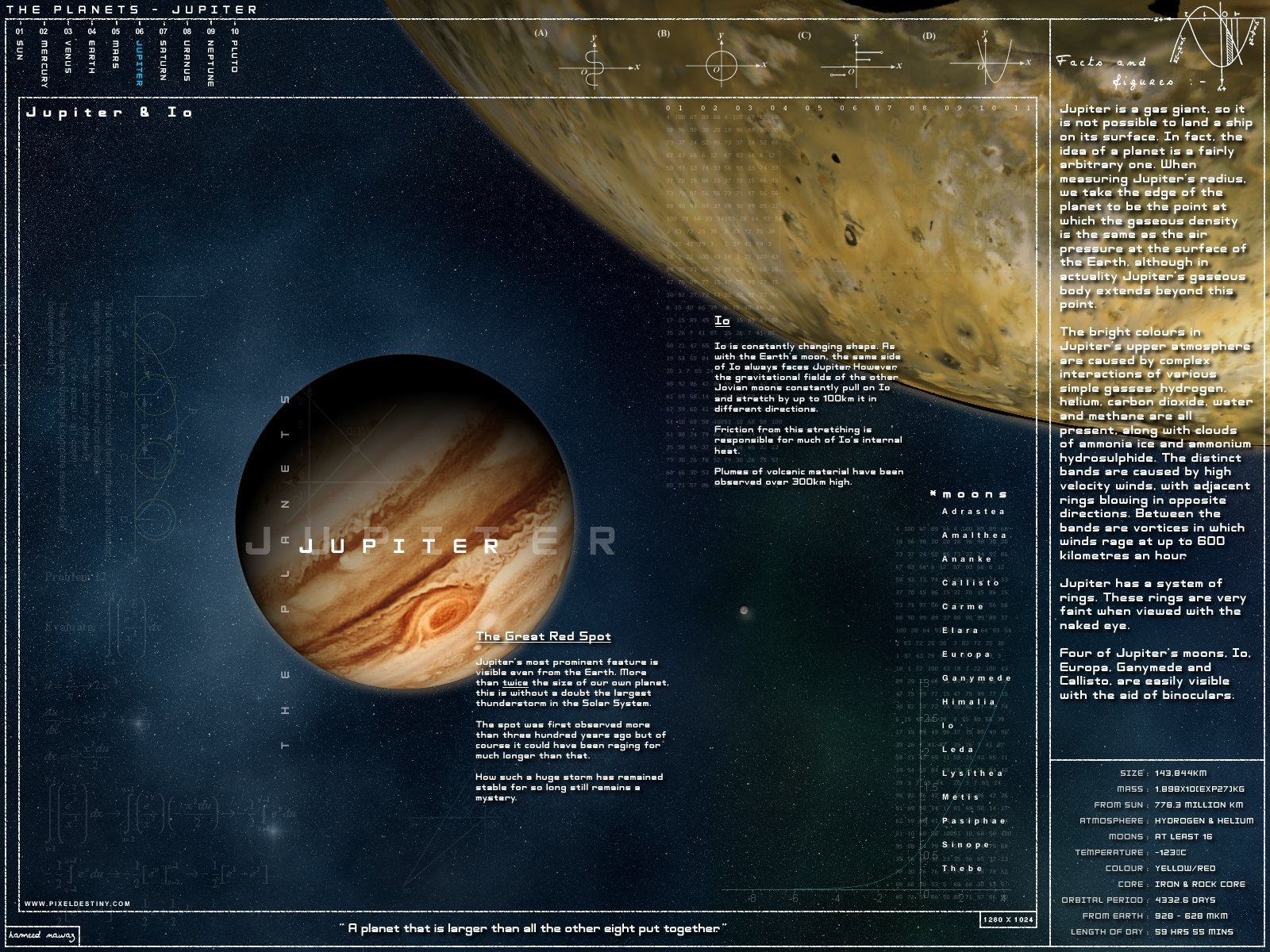 science, Sun, Planets, Jupiter Wallpaper