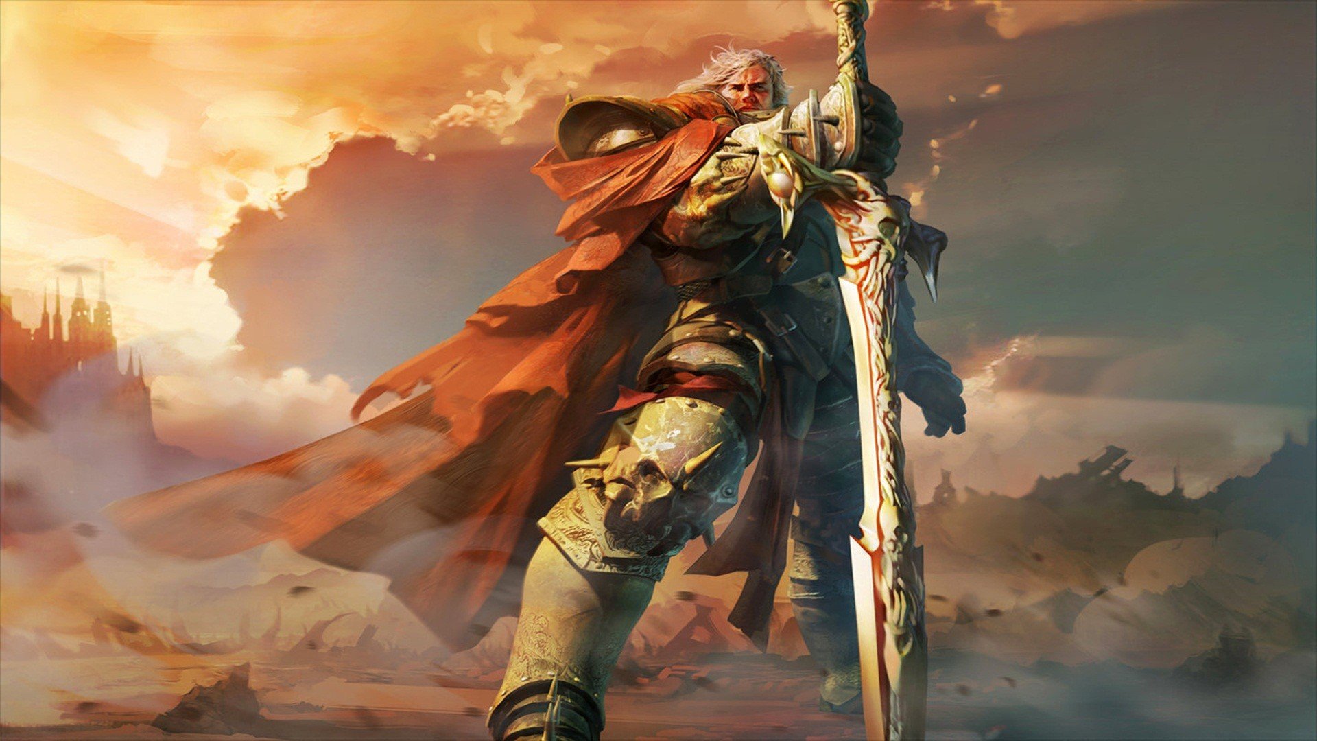 fantasy, Art, Warriors Wallpaper