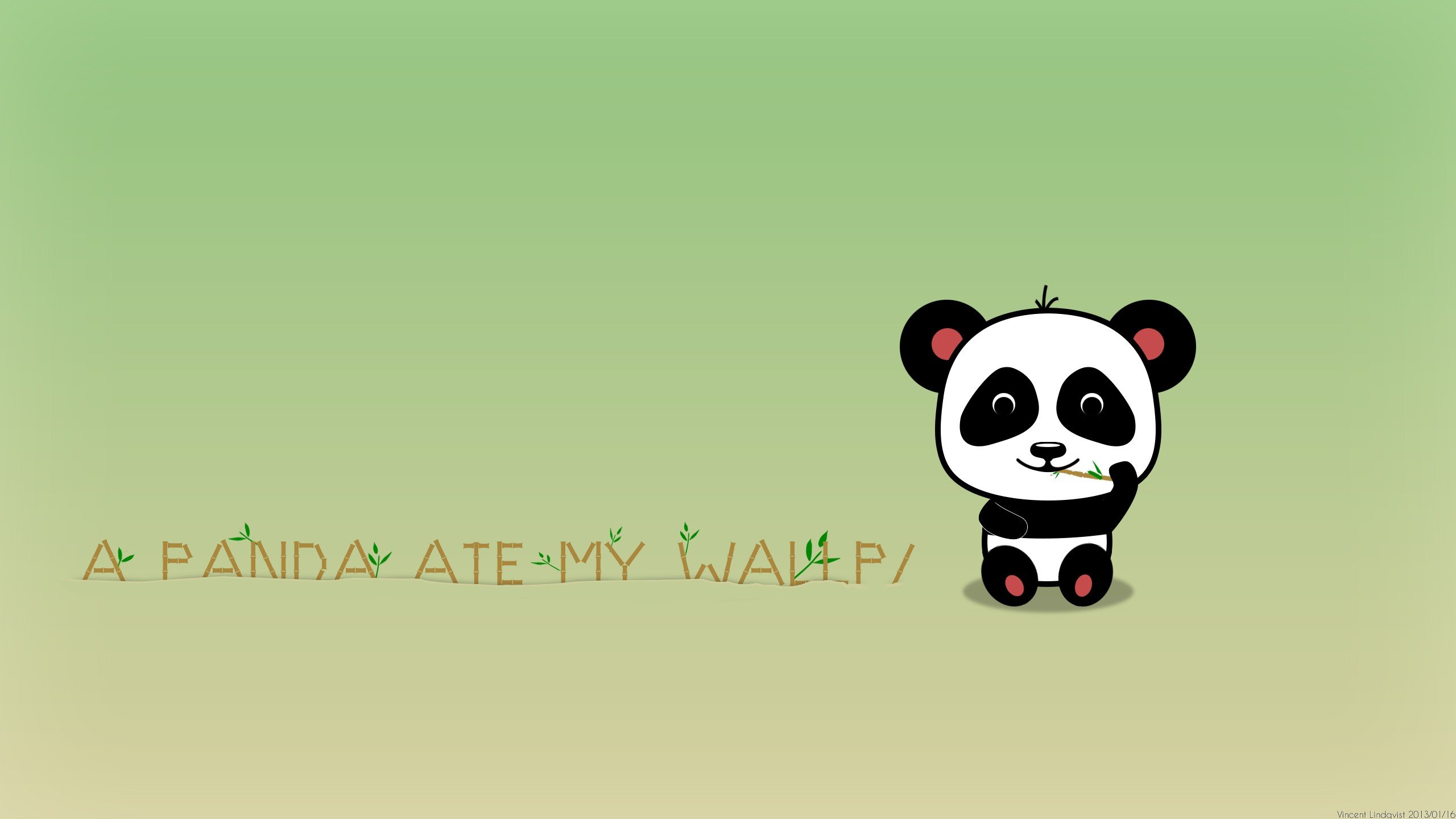 minimalistic, Bamboo, Panda, Bears, Simple, Background Wallpaper