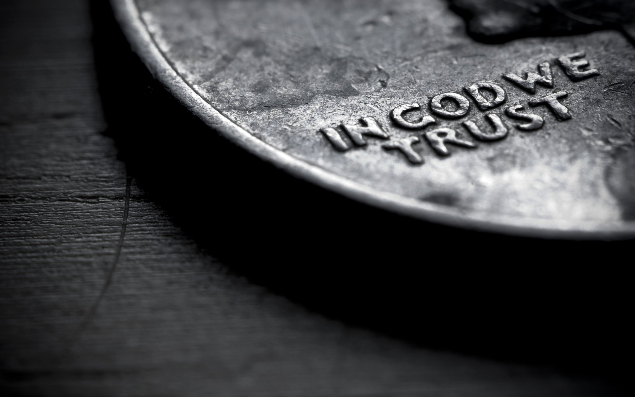 close up, Coins, Money, Text, God, Trust Wallpaper