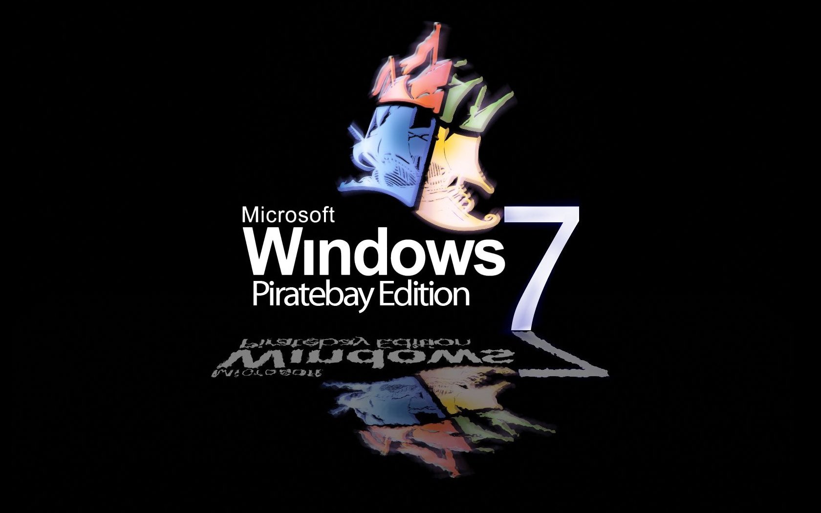 windows, 7, Piracy Wallpaper