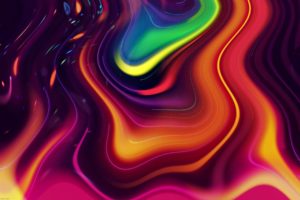 abstract, Swirl, Colors, Psychedelic, Bright