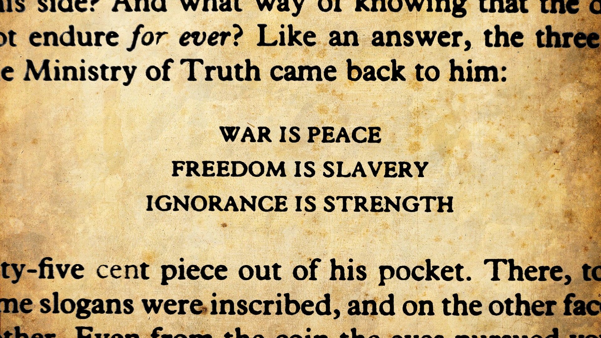 war, Freedom, Peace, George, Orwell Wallpaper