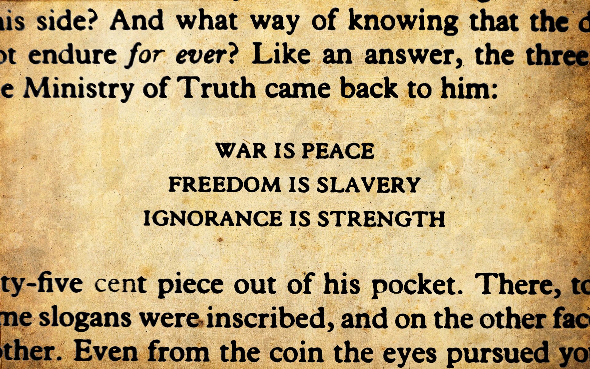 quotes, George, Orwell Wallpaper