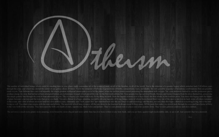 atheism HD Wallpaper Desktop Background