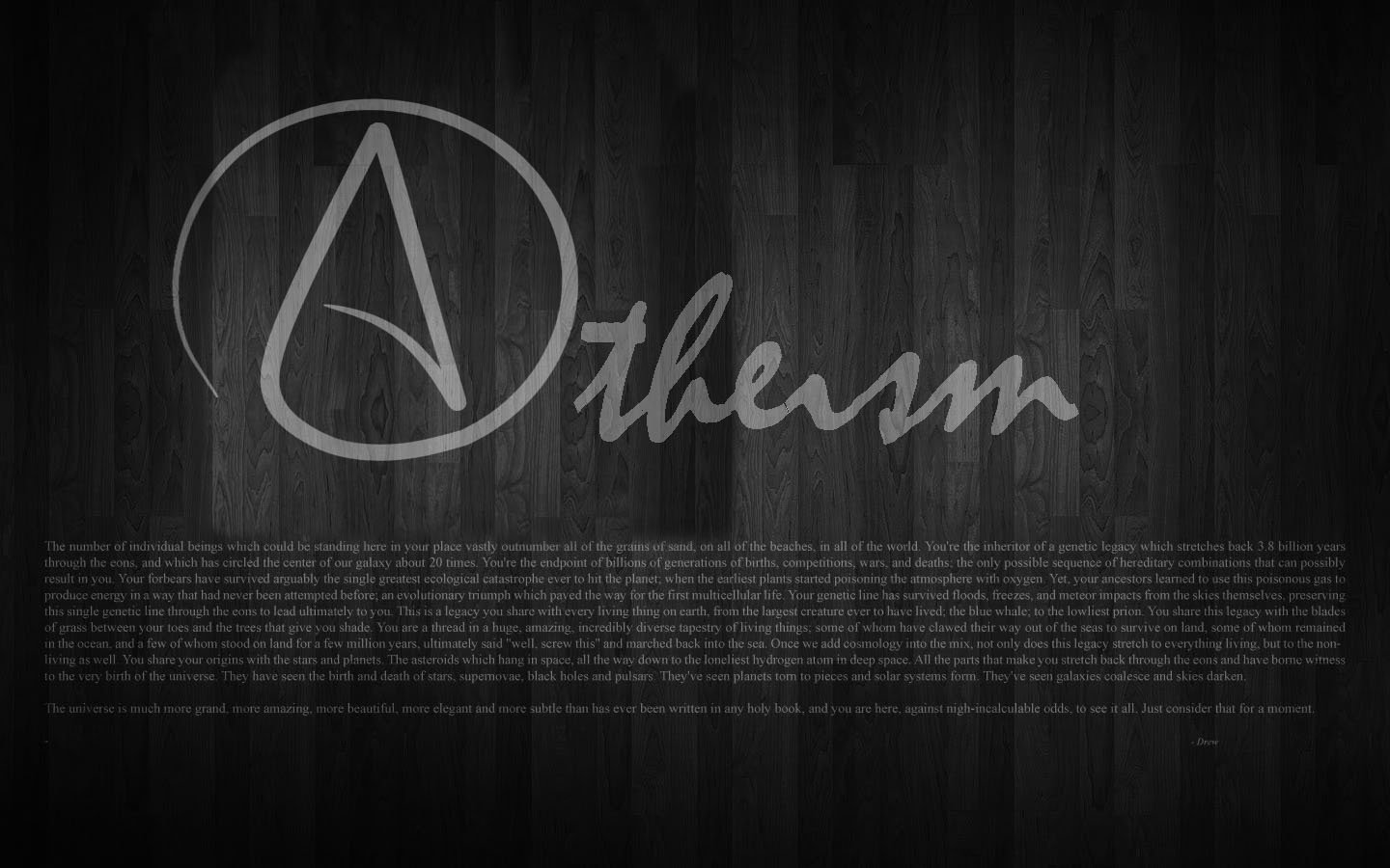 atheism Wallpaper