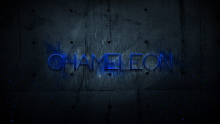 blue, Text, Textures, Chameleon HD Wallpaper Desktop Background