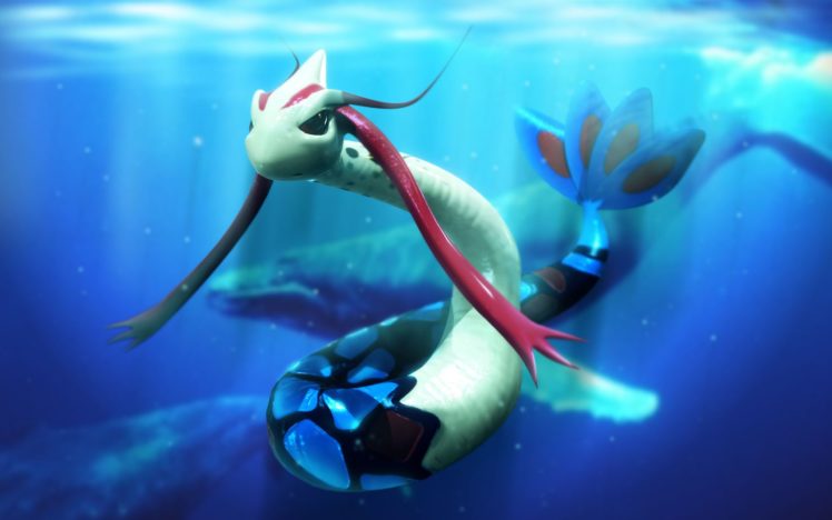 water, 3d, View, Pokemon, Artwork, Underwater HD Wallpaper Desktop Background
