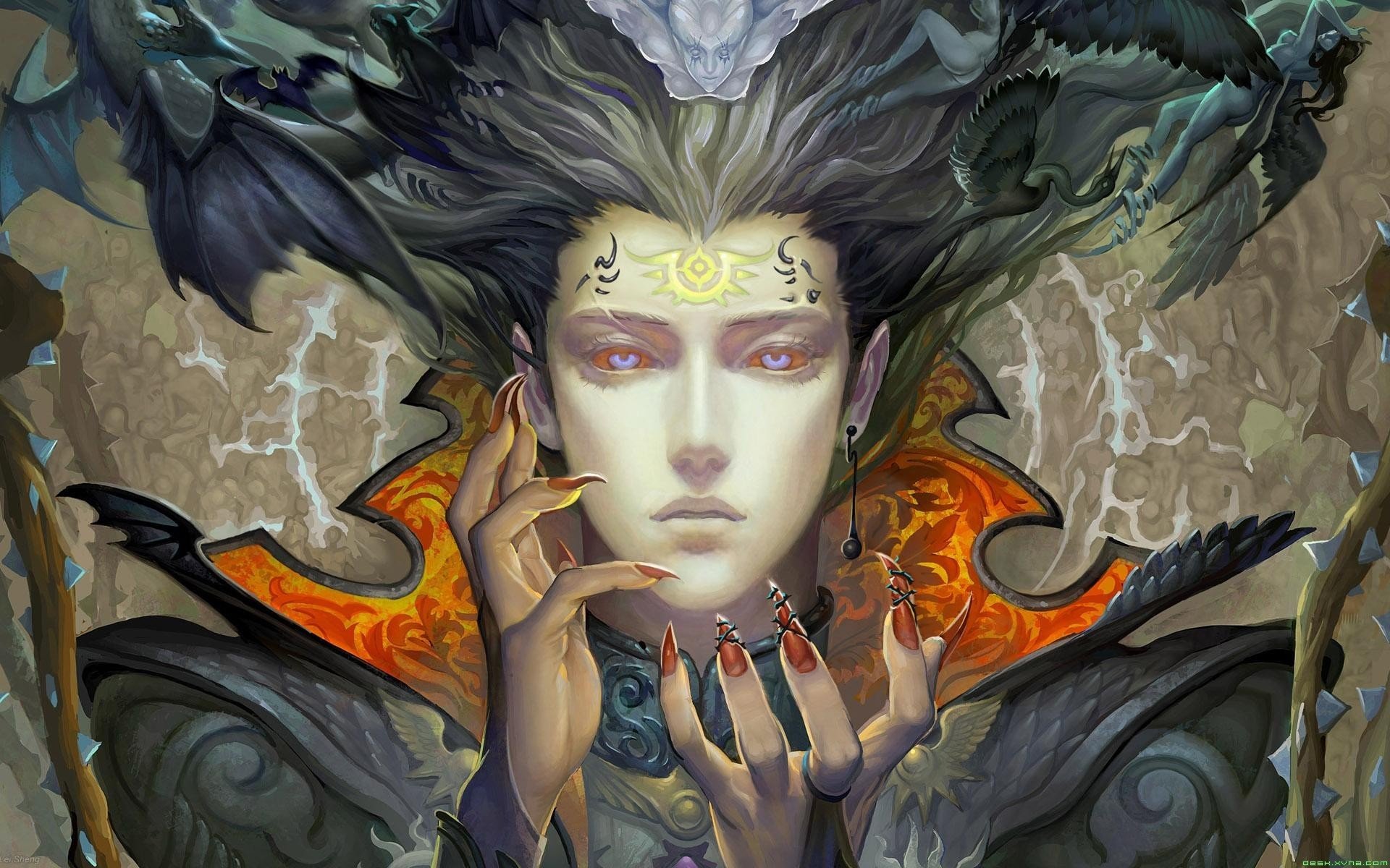 wings, Fantasy, Art, Artwork Wallpaper