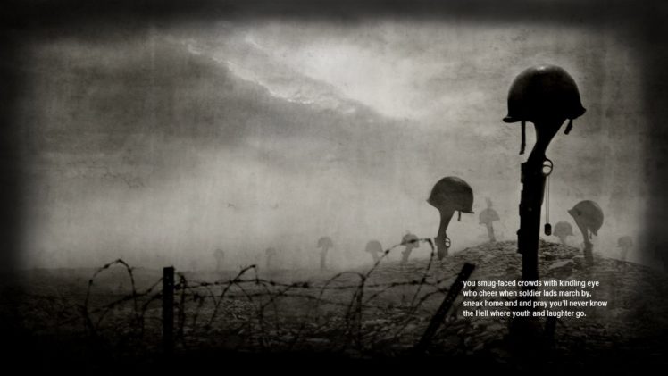 war, Guns, Quotes, Helmets, Poetry, Siegfried, Sassoon HD Wallpaper Desktop Background