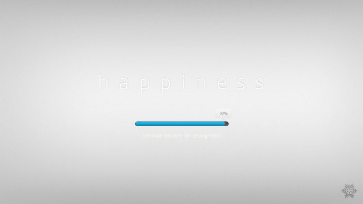 minimalistic, Typography, Happiness, Simple, Background HD Wallpaper Desktop Background