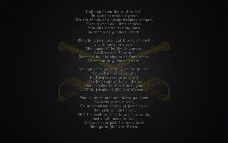 fiddlerand039s, Green, Poem, Military, Warriors, Soldier, Marines HD Wallpaper Desktop Background