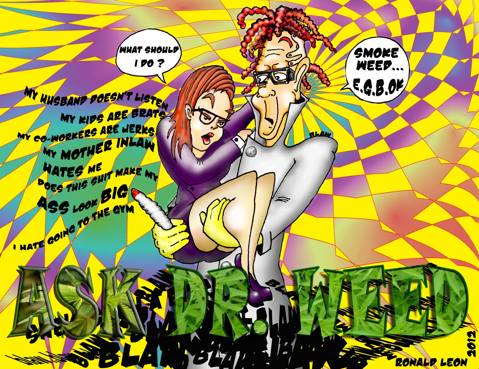 cartoon, Humor, Weed, Marijuana, 420, Comics Wallpaper