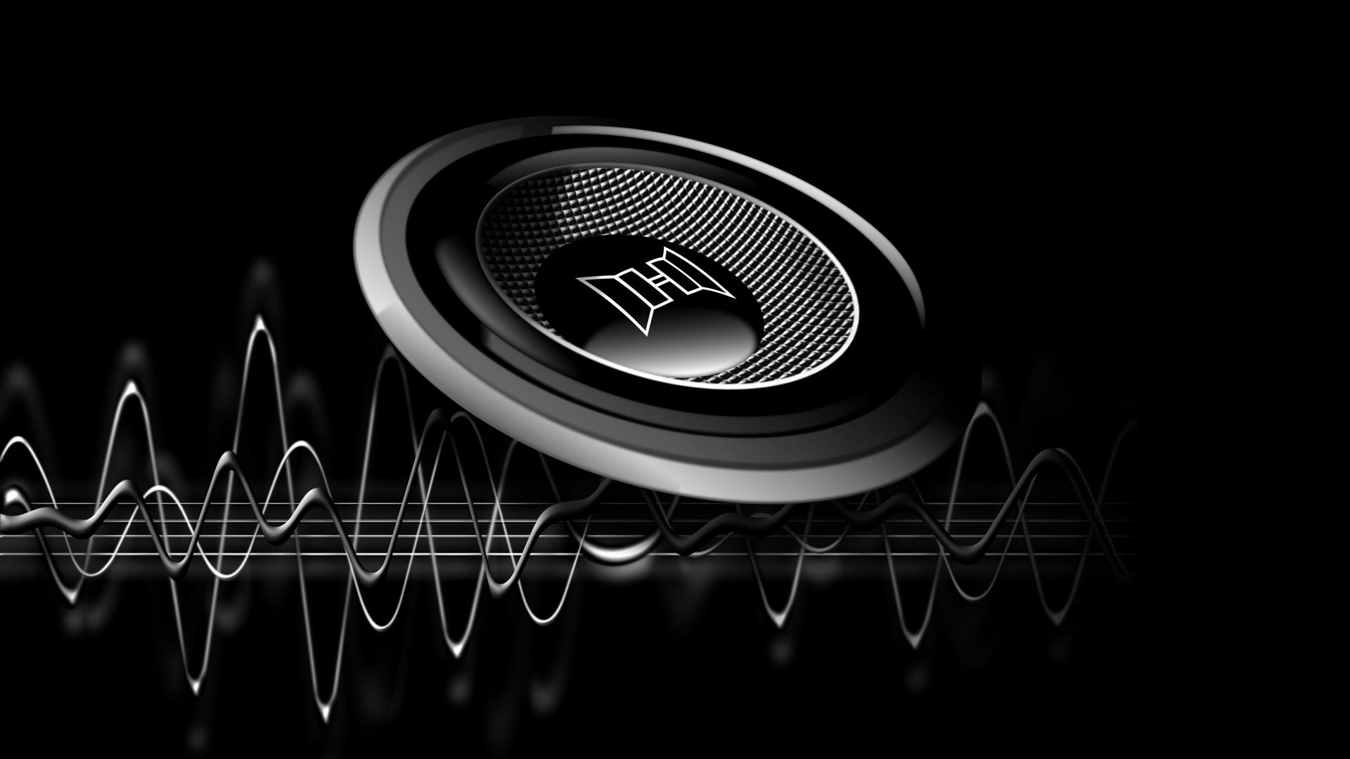3d, And, Cg, Abstract, Black, Speaker, Music Wallpaper