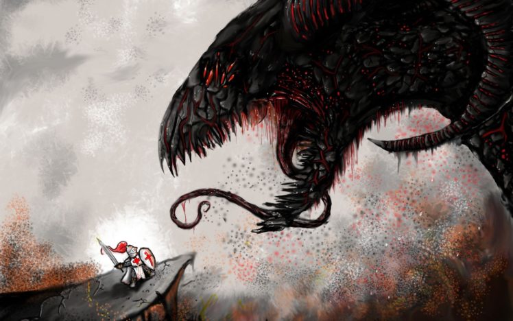 knights, Fantasy, Art HD Wallpaper Desktop Background