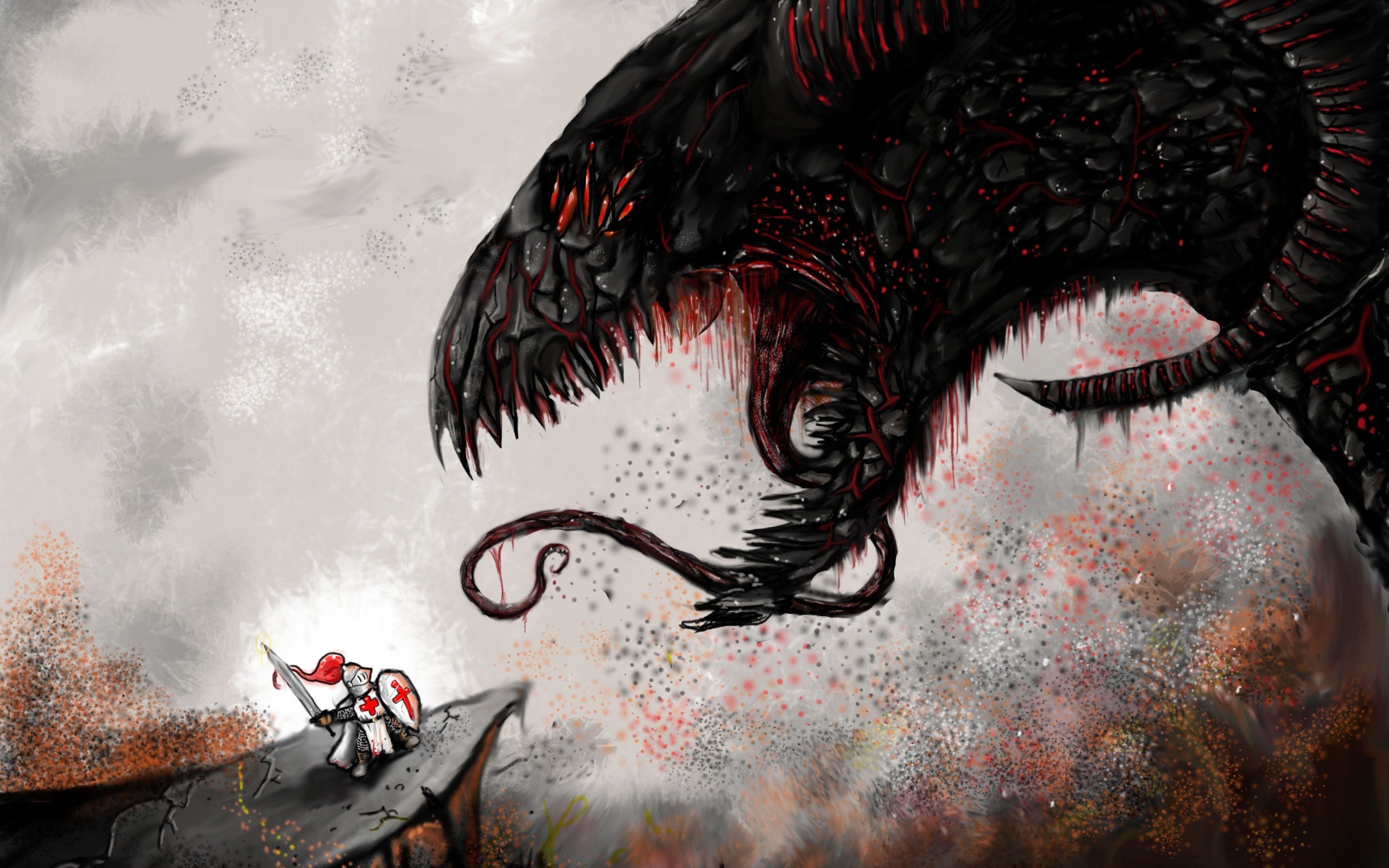 knights, Fantasy, Art Wallpaper