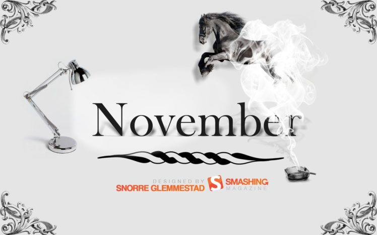 smoke, Horses, November, Smashing, Magazine HD Wallpaper Desktop Background