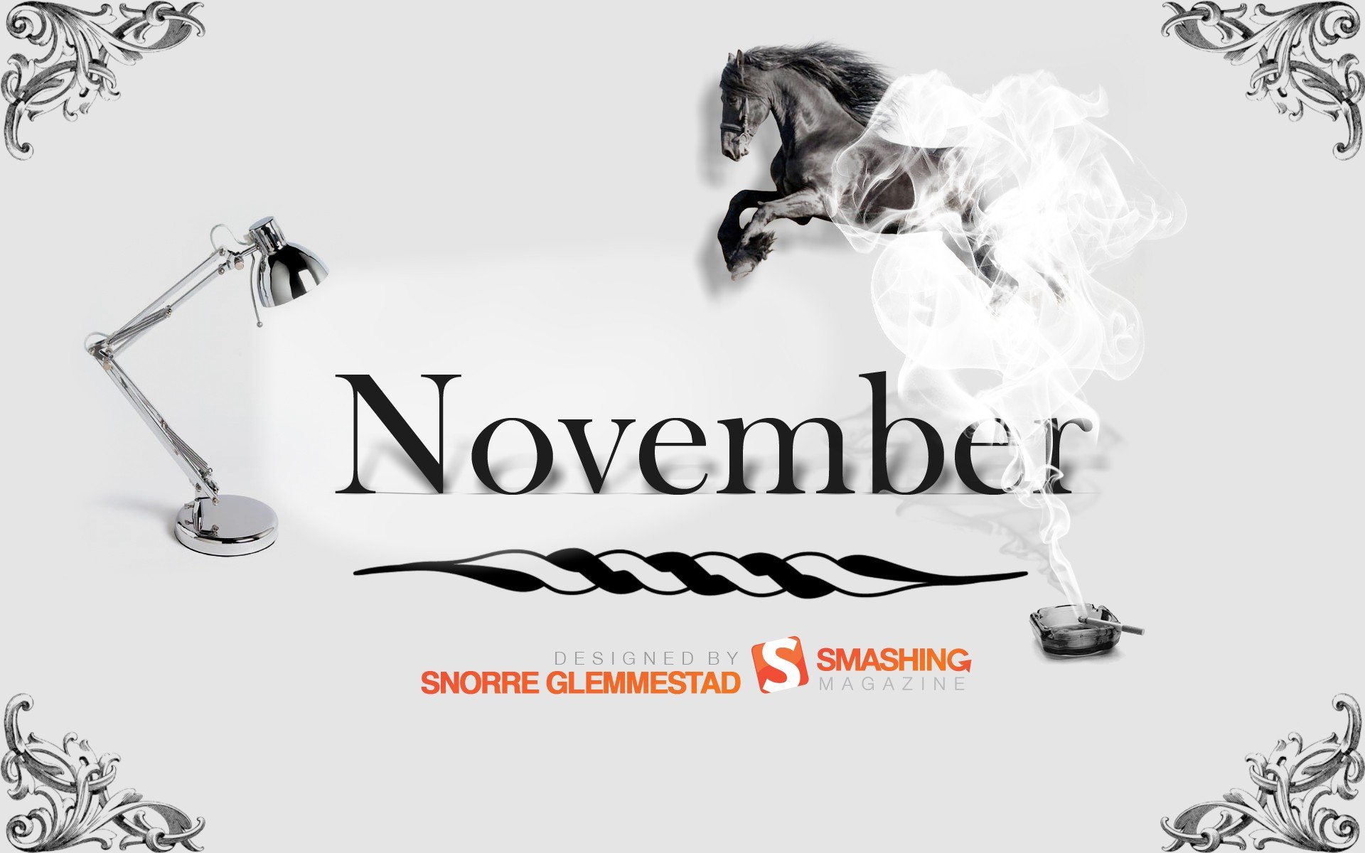 smoke, Horses, November, Smashing, Magazine Wallpapers HD / Desktop and