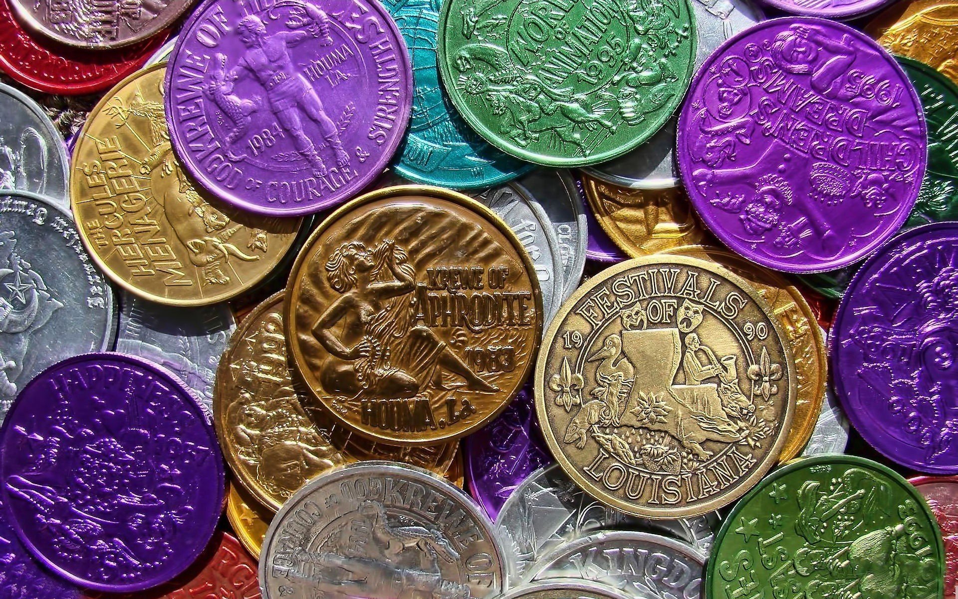 multicolor, Coins, Money, Currency Wallpaper