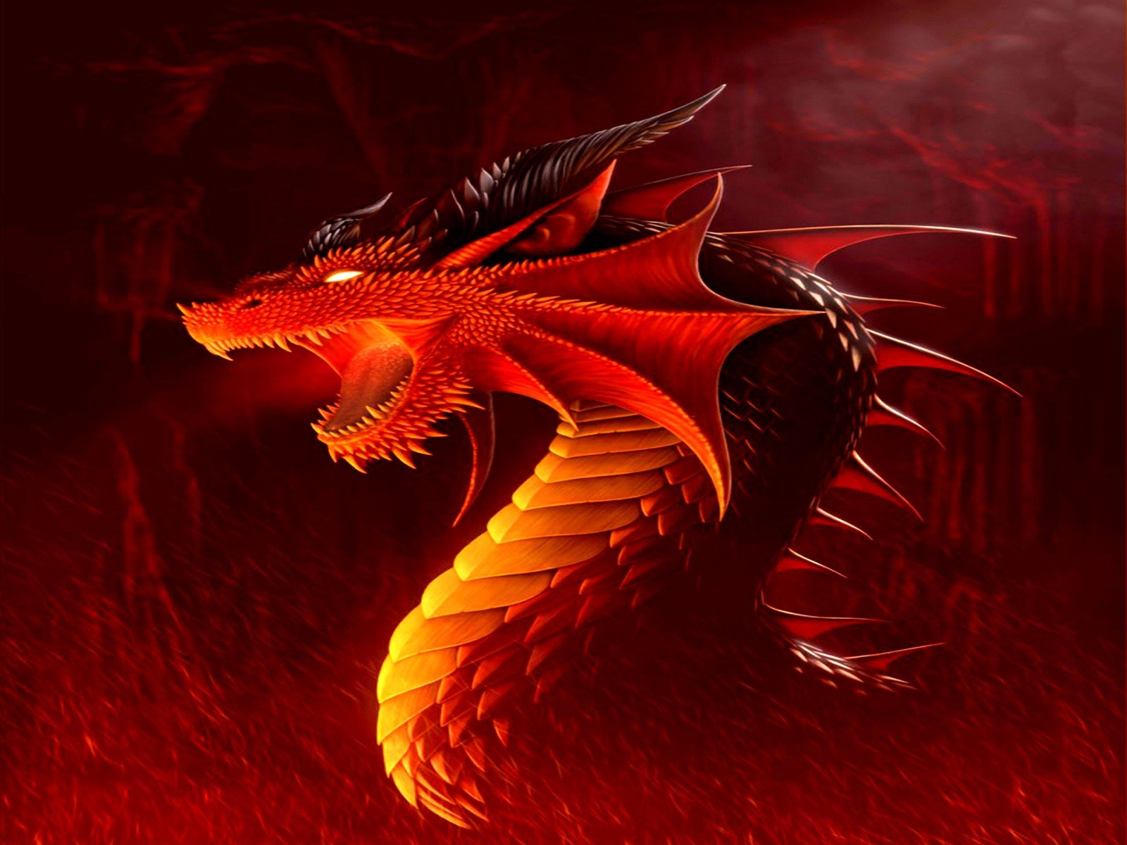 dragons, Fantasy, Art Wallpaper