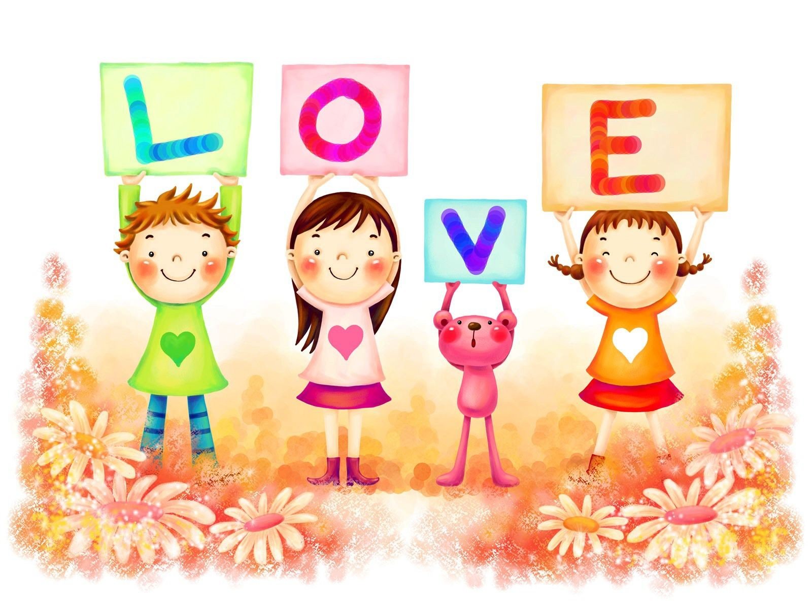 love, Children Wallpaper