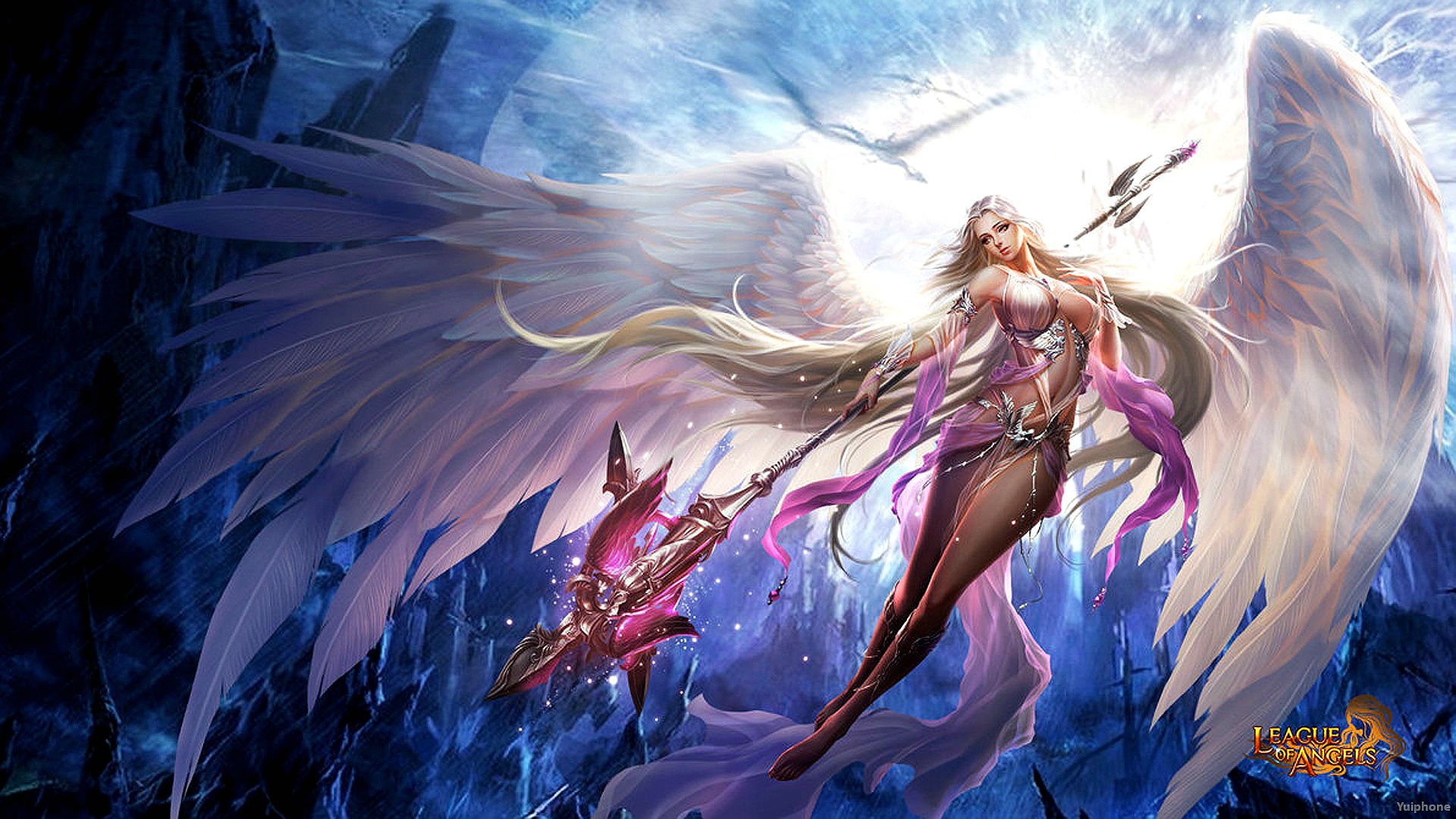 League Of Angels Fantasy Angel Warrior League Angels Game Loa 22 Wallpapers Hd Desktop