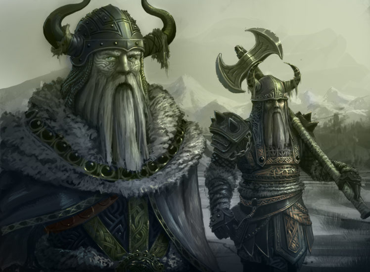 viking, Warriors, Fantasy, Art HD Wallpaper Desktop Background
