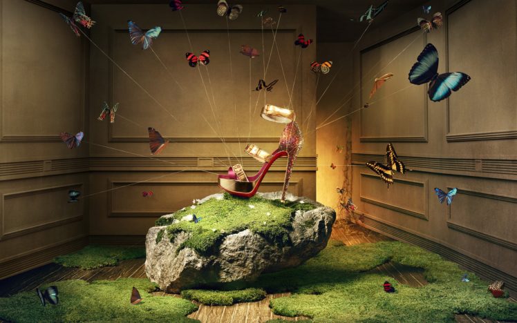 christian, Louboutin, Shoes HD Wallpaper Desktop Background